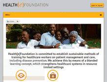 Tablet Screenshot of healthefoundation.eu